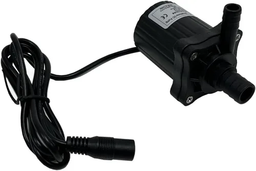 SHYSKY DC40-2470 5-24V 28.8W Micro Bomba de agua DC sin escobillas 7M 22ft Lift, 174GPH, Bomba de agua sumergible centrífuga de accionamiento