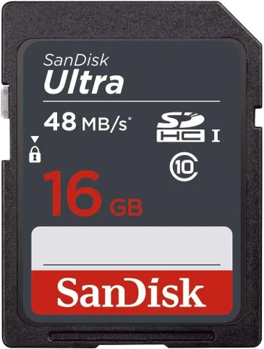 Miniatura 2 de Paquete de 5 tarjetas flash SanDisk Ultra de 16 GB SD SDHC UHS-I Clase 10 Velocidad de lectura de hasta 48 MB/s 320X SDSDUNB-016G-GN3IN Lote al por