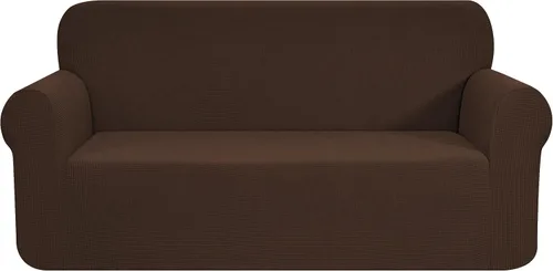 Miniatura 49 de CHUN YI - Funda elástica de 1 pieza para sillón grande, funda protectora suave de Jacquard con elastano, detalle de cuadros y parte inferior