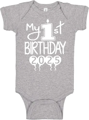 Miniatura 39 de Reaxion Traje de cuerpo entero hecho a mano para bebé niño y niña, mi primer cumpleaños 2024
