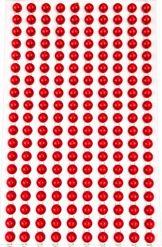 Miniatura 2 de Syntego 200 perlas autoadhesivas de 0.236 pulgadas (0.236 in), calcomanías de perlas con parte trasera plana para manualidades, álbumes de recortes