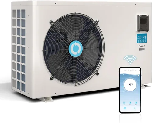 Miniatura 11 de POOLCOMFT 22462 BTU - Bombas de calor para piscina, calentador eléctrico de piscina para piscinas sobre el suelo y enterradas de 7000 galones