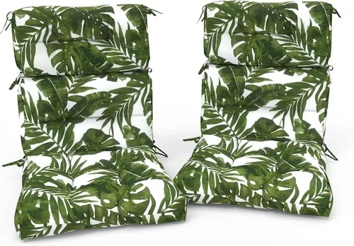 Miniatura 28 de Cojines Adirondack para sillas de patio con respaldo alto para exteriores, cojines Adirondack para jardín, porche, uso en sillas de oficina en casa