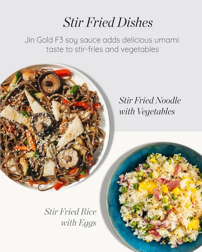 Miniatura 3 de Sempio Jin Gold - Salsa de soja F3 para salteado y estofados, mezcla de alta calidad, rico sabor a umami, fermentada naturalmente, sin gluten, sin
