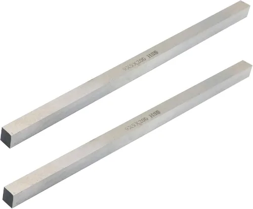 Miniatura 13 de 5 brocas de corte cuadrado HSS para torno de 0.157 in x 0.157 in x 7.874 in, molinillo de herramientas HSS en blanco, fresa rectangular de acero