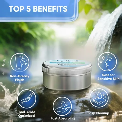 Miniatura 3 de Myofascial Releaser Bálsamo emoliente para IASTM y Gua Sha – Bálsamo de masaje no graso para deslizamiento de herramientas y carrocería – Bálsamo