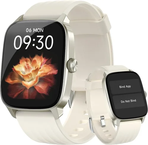 Reloj inteligente, no requiere aplicación/teléfono, pantalla HD de 1.85 pulgadas, reloj impermeable con monitor de frecuencia cardíaca y sueño,