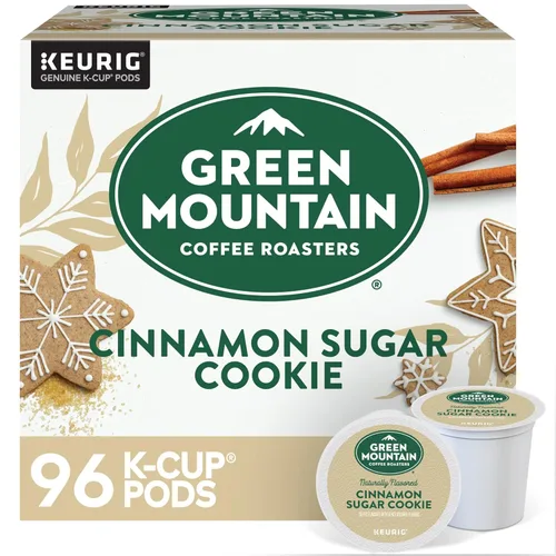 Miniatura 33 de Green Mountain Coffee Selecciones Estacionales de Café Galleta de Canela y Azúcar por Servicio Keurig K-Cup Pods, Café Tueste Claro, 12