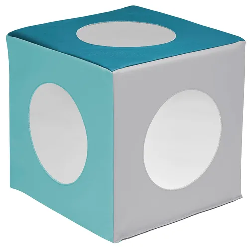 Miniatura 12 de ECR4Kids SoftZone - Cubo de espejo, juguete sensorial, tono de tierra Tono tierra