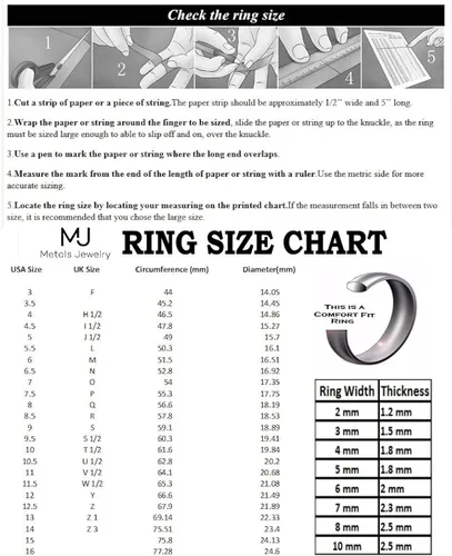 Miniatura 6 de MJ Metals Jewelry - Anillo de boda de carburo de tungsteno blanco pulido de 2 mm a 10 mm