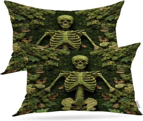 Miniatura 48 de Batmerry Flowers with Stems Throw Pillow Covers, Beautiful Floral Decorative Pillow Covers Digital Printing Blended for Couch Sofa Bed Invisible