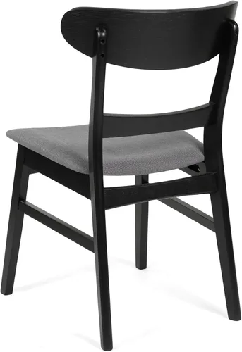 Miniatura 7 de Christopher Knight Home Idalia Silla de comedor, 19.6 pulgadas de ancho x 20.6 pulgadas de profundidad x 30.8 pulgadas de alto, gris oscuro + negro
