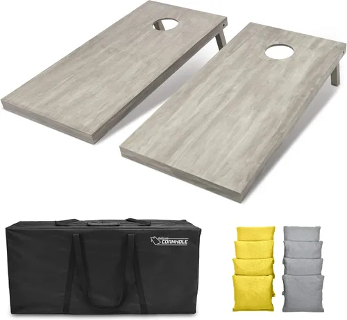 Miniatura 11 de GoSports Juego de tablas de cornhole de madera de tamaño reglamentario de 4 x 2 pies, incluye funda de transporte y bolsas de frijoles