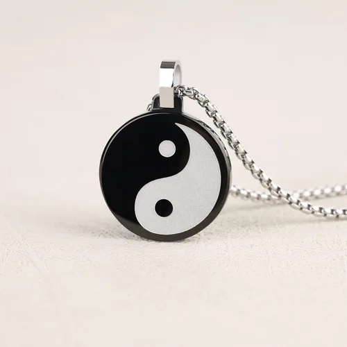 Miniatura 4 de GAVU Collar Fengshui Yin Yang para hombre