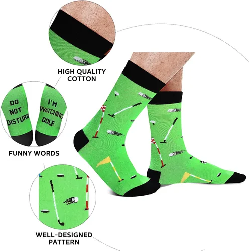 Miniatura 84 de AGRIMONY Calcetines divertidos con texto en inglés «Do Not Disturb Gaming» para hombres, mujeres, adolescentes, niños, Pascua, padres, cumpleaños