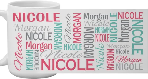 Let's Make Memories - Taza personalizada con tu nombre y firma - Taza de café personalizada de 15 oz - Regalo para poner en la media - Para Navidad