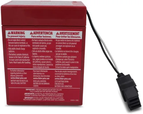 Miniatura 5 de Technical Precision Repuesto para batería Fisher Price Dora Wrangler Power Wheels
