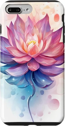 Miniatura 12 de Funda para iPhone 14 Pro Max Lotus Flower Symbol of Beauty and Spirituality Illustration Case