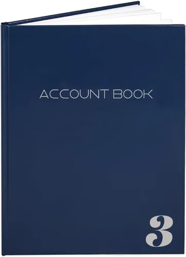 Miniatura 5 de BookFactory Libro de contabilidad de 2 columnas/libro de cuenta/libro de contabilidad/cuaderno (formato de libro columnar de dos columnas)
