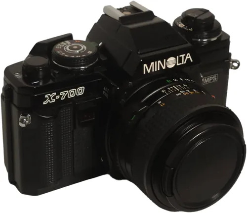 Miniatura 2 de Minolta X-700 1.378 in Film SLR con Minolta MD 1.969 in 1:2 Lente de enfoque manual