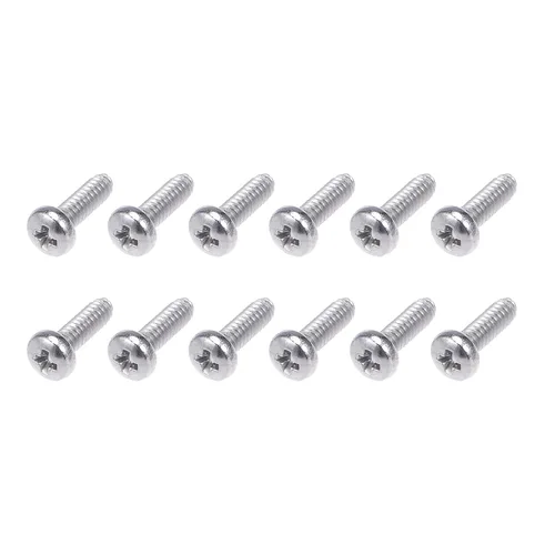 Miniatura 12 de METALLIXITY Tornillos de máquina (M1.0.236 x 0.079 in), 50 unidades, pernos Phillips cruzados de acero inoxidable 304, para instalación de muebles