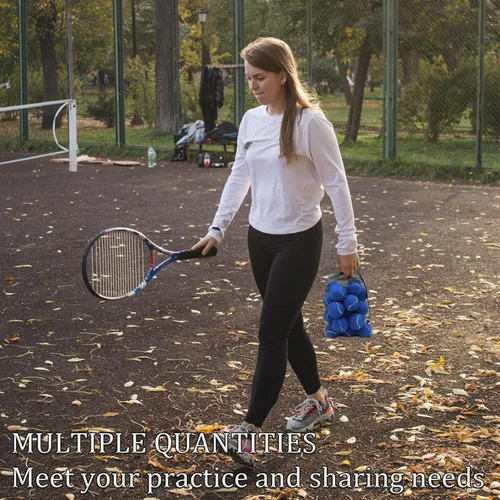 Miniatura 7 de Swingers Pelotas de tenis, pelotas de ejercicio de entrenamiento para mascotas, pelotas de tenis de práctica de alta elasticidad para principiantes