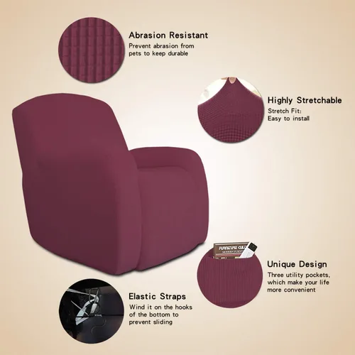 Miniatura 3 de Funda elástica para sofá reclinable de gran