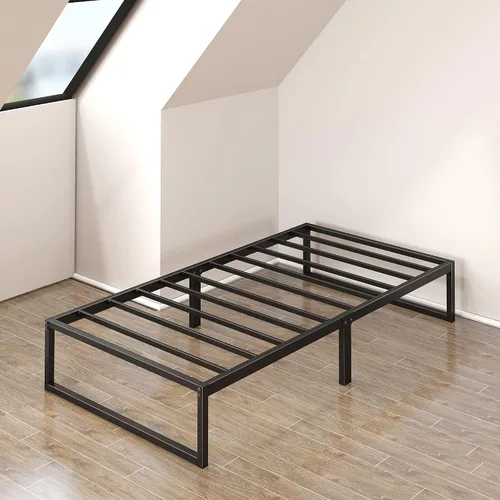 Miniatura 5 de Zinus Plataforma de cama/Base de colchón de 12 pulgadas, no necesita sommier/soporte de rejilla de metal, cama doble