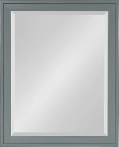 Miniatura 8 de DesignOvation Bosc - Espejo de pared rectangular decorativo enmarcado, 22 x 28 pulgadas, blanco, espejo de tocador rectangular de transición