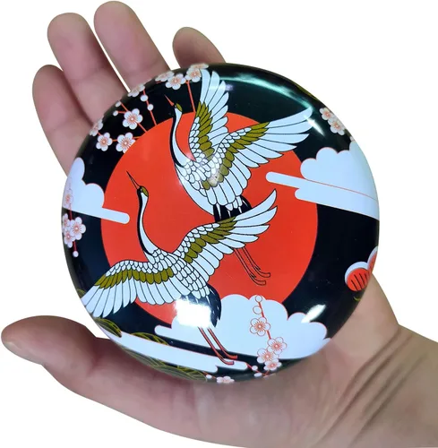 Miniatura 3 de Topwon Estuche de polvo con soplete de polvo para polvo corporal Estuche de polvo para bebé y mamá (negro)