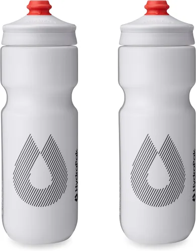 Miniatura 10 de HydraPak Breakaway Surge - Botella de agua ligera para bicicleta, paquete de 2 (20 onzas, 25 onzas, 30 onzas), botella de alto flujo, ciclismo