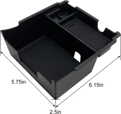 Miniatura 3 de Compatible con Subaru Impreza 2017-22 2023 y Crosstrek 2018 2019 2020 2021 2022 2023 Accesorios Organizador de bandeja de consola central, caja