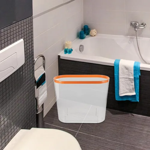 Miniatura 2 de Alipis Cubo de basura para baño, cocina, cesta de basura para cocina, cubo de basura para dormitorio