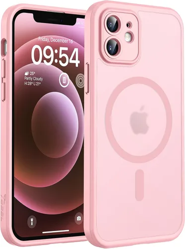Miniatura 196 de TOCOL Funda magnética 3 en 1 para iPhone 14 Pro, mejorada [protección completa de cámara] con 2 protectores de pantalla, funda de grado militar Azul