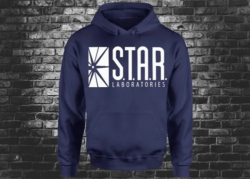 Miniatura 4 de fresh tees Star Laboratories S.T.A.R. LABS Sudadera con capucha