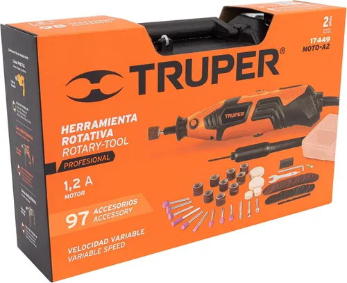 Miniatura 8 de TRUPER CARB-PULA-7A3 Cepillos de carbón de repuesto para pulidora de servicio medio de 7 "1,200 W