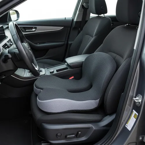 Miniatura 4 de Cojín de asiento de espuma viscoelástica, cojín ergonómico en forma de L para silla de oficina para comodidad durante todo el día, alivia el dolor