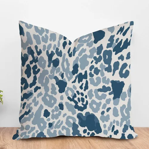 Miniatura 23 de ArogGeld Funda de almohada para sofá, guepardo y leopardo, estampado de leopardo, funda de cojín decorativa de granja para sala de estar