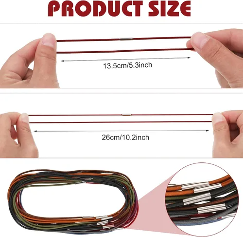 Miniatura 2 de Hanaive 24 bandas elásticas para cuadernos, insertos de conexión, bandas elásticas de resorte, correa de repuesto elástica de cierre