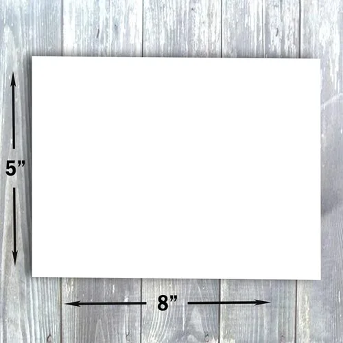 Miniatura 3 de Hamilco Blank Index Cards - Cartulina pesada de 5 x 8 pulgadas, cubierta de papel de cartulina blanca de 100 libras, paquete de 100