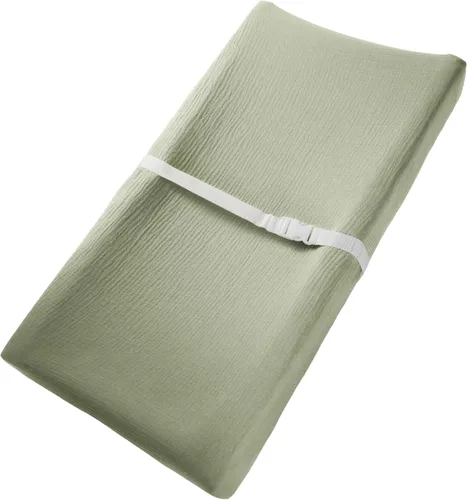 Miniatura 22 de Comfy Cubs Sábana de Moisés de Muselina - Tela 100% Algodón Suave, Transpirable y Delicada para la Piel Sensible del Bebé - Ajuste Universal