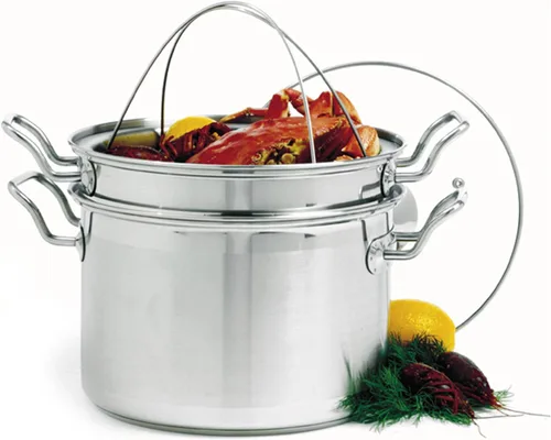 Miniatura 4 de Norpro8-Quart Corona Steamer Cocina de acero inoxidable 4piezas