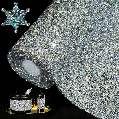 Miniatura 20 de Adhesivo con diamantes de imitación para decoración del hogar, calcomanías autoadhesivas para decoración de autos y manualidades