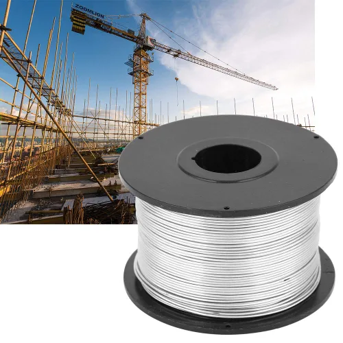 Miniatura 4 de 360.9 ft de longitud 4 unids alambre de lazo de acero, alambre multiusos para barra de refuerzo herramienta de barras de refuerzo