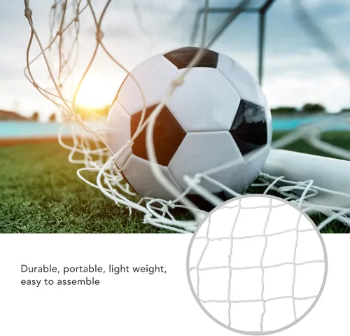 Miniatura 2 de Redes de portería de fútbol deportivo, red de repuesto para entrenamiento de fútbol, cubierta protectora de repuesto para porterías de fútbol, 10 x