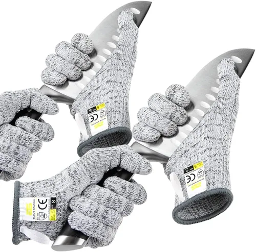 Miniatura 13 de Glove Station Guantes de corte ultra duraderos de la serie resistentes a los cortes, guantes de corte para chefs, barbacoa y cocina, protección