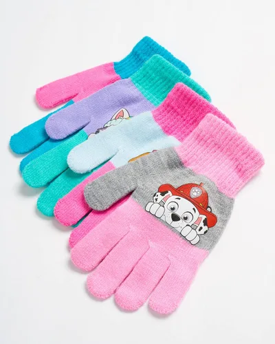 Miniatura 3 de Nickelodeon Guantes de esquí de Paw Patrol para niñas - Marshall, Chase, guantes de esquí de Rubble (2-7)