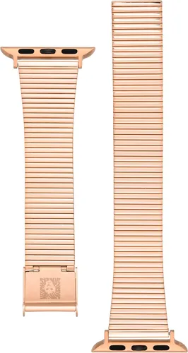 Miniatura 2 de Anne Klein Correa de acero inoxidable para Apple Watch, segura, ajustable, correa de repuesto para Apple Watch, se adapta a la mayoría de muñecas
