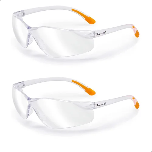 Miniatura 13 de ProtectX Gafas de seguridad para hombres y mujeres, lentes de sol de seguridad con lentes antivaho resistentes a los arañazos, agarres Skywalker