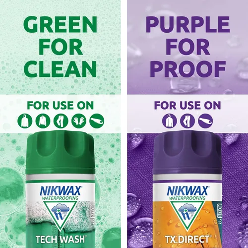 Miniatura 5 de Nikwax Dúo-Pack de limpieza e impermeabilización para ropa impermeable